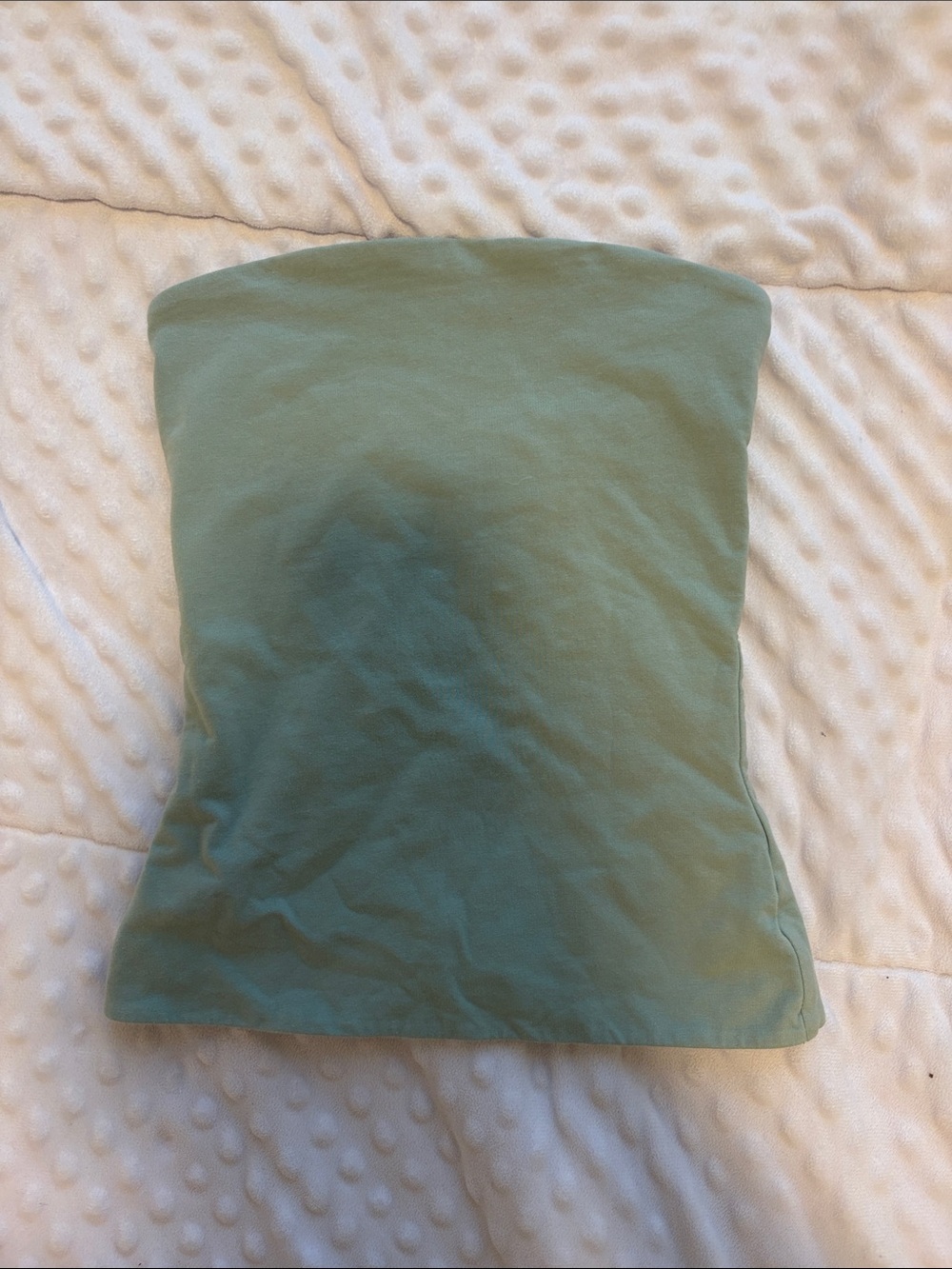 Aritzia Mint Green Strapless Tube Camisole